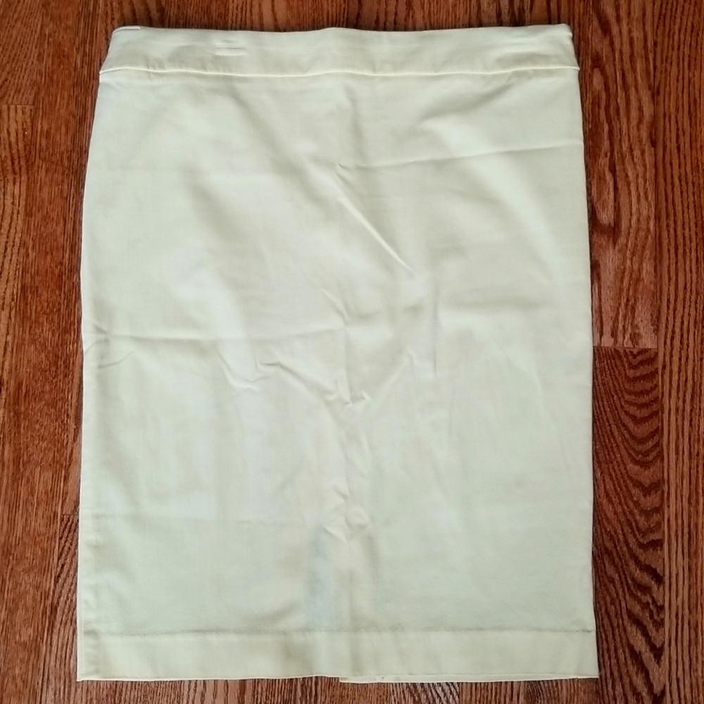 (XL) Cleo Rayon Blend Fitted Pastel Pencil Skirt Stretch Business Casual